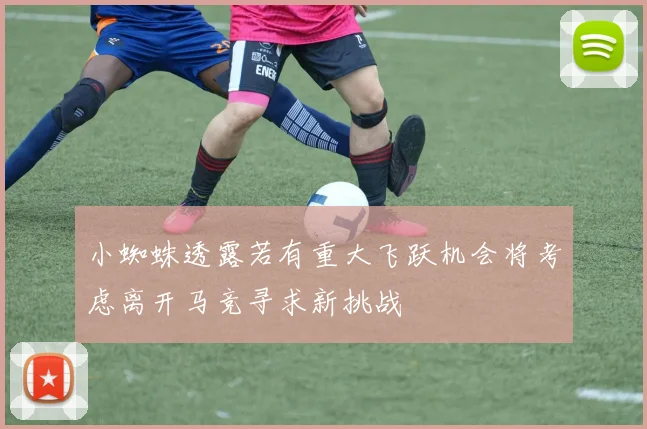 小蜘蛛透露若有重大飞跃机会将考虑离开马竞寻求新挑战